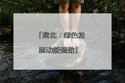 肃北：绿色发展动能强劲