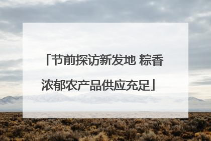 节前探访新发地 粽香浓郁农产品供应充足