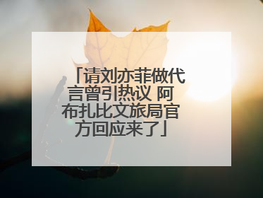 请刘亦菲做代言曾引热议 阿布扎比文旅局官方回应来了