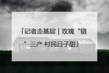 记者走基层｜玫瑰“链”三产 村民日子甜