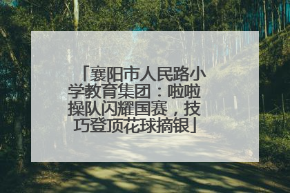 襄阳市人民路小学教育集团：啦啦操队闪耀国赛，技巧登顶花球摘银