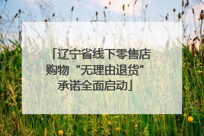 辽宁省线下零售店购物“无理由退货”承诺全面启动