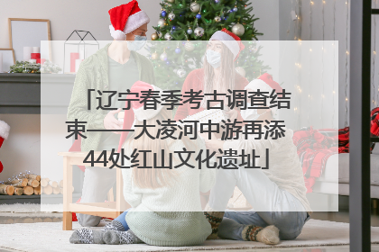 辽宁春季考古调查结束——大凌河中游再添44处红山文化遗址