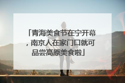 青海美食节在宁开幕，南京人在家门口就可品尝高原美食啦