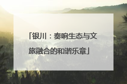 银川：奏响生态与文旅融合的和谐乐章
