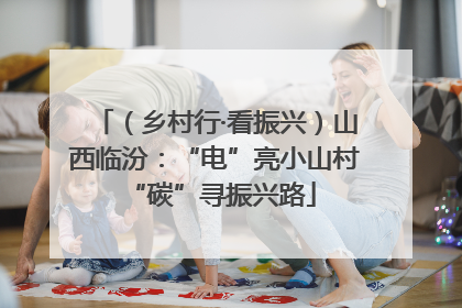 （乡村行·看振兴）山西临汾：“电”亮小山村 “碳”寻振兴路