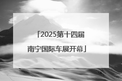 2025第十四届南宁国际车展开幕