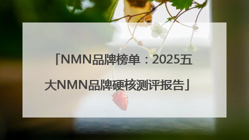 NMN品牌榜单：2025五大NMN品牌硬核测评报告